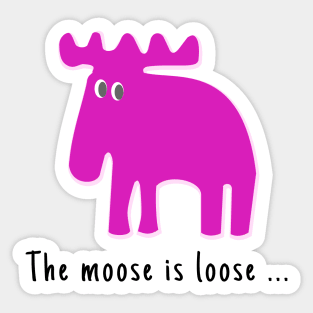 Moose Sticker